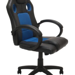 Fotel Enzo ENZO CZARNY NIEBIESKI