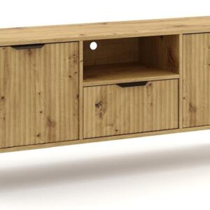 SZAFKA RTV Scandi 2D1S SLIM DĄB ARTISAN